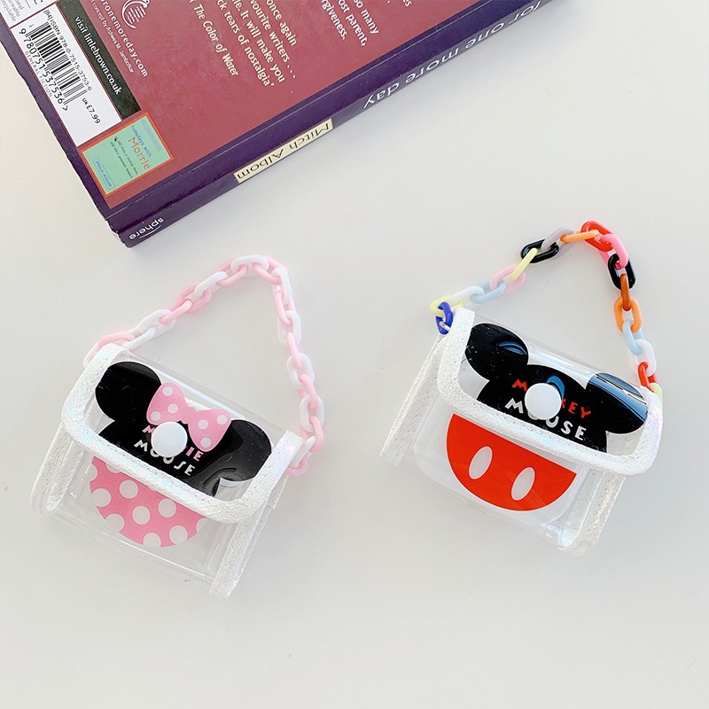 Vỏ Bảo Vệ Hộp Sạc Tai Nghe Bluetooth airpods i9s / i10 / i11 / i12 Bằng Silicon Họa Tiết Hoạt Hình Dễ Thương Ốp