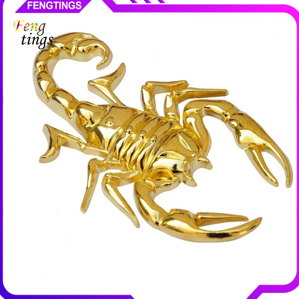 1 Miếng Dán 3D Hình Bọ Cạp Ngộ Nghĩnh Trang Trí Thân Xe Ô Tô
