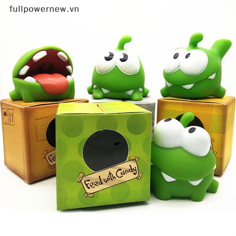 Fullpowernew Búp Bê Đồ Chơi Hình Ếch Cao Su om nom candy Quái Vật Có Dây Thừng vn
