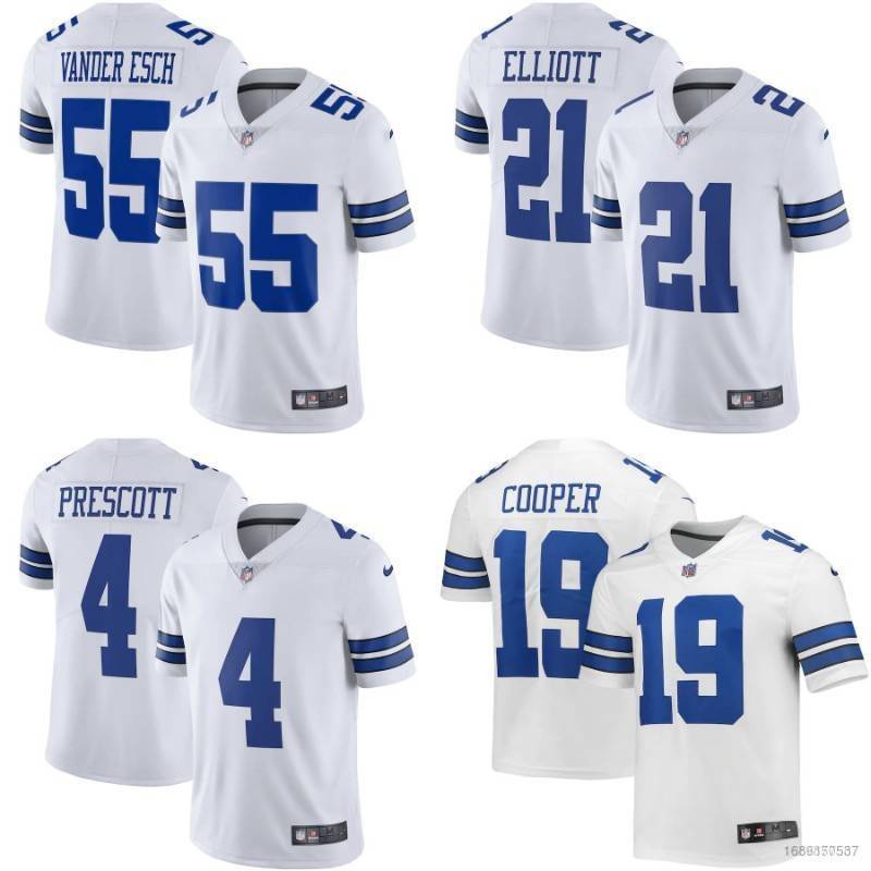 Áo Thun Thể Thao NP2 NFL Dallas Cowboys Số 19 Cooper No.21 Elliott Số 4 Prescott PN2