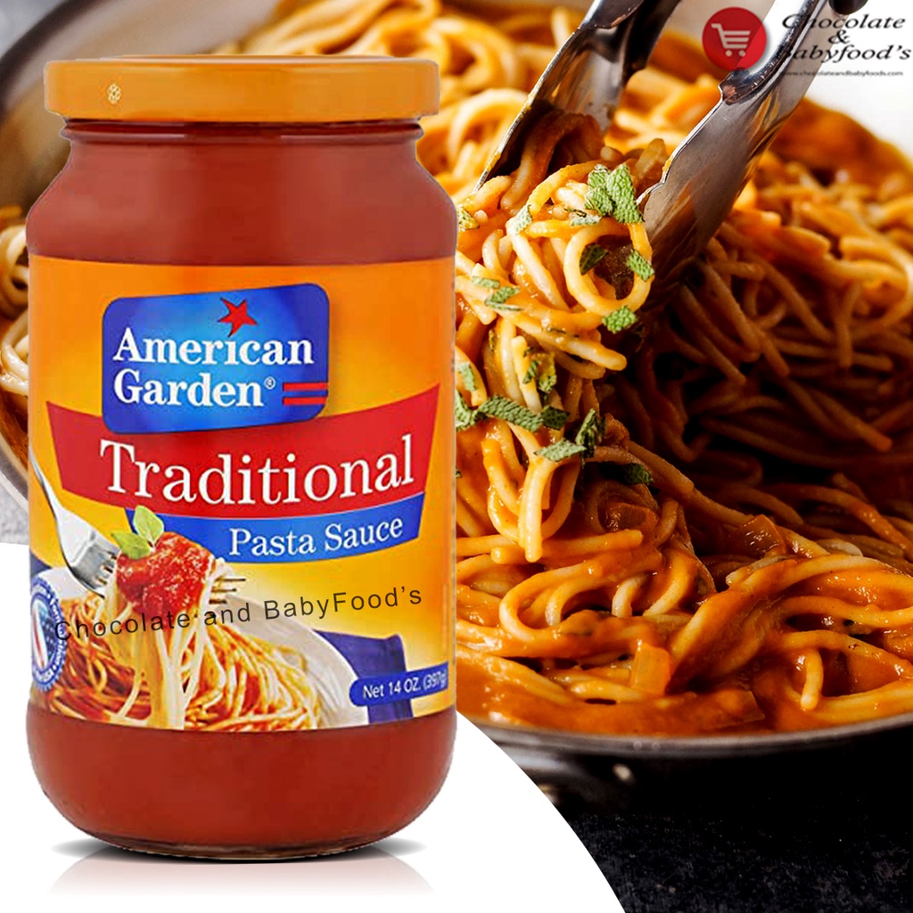 Sốt mì ý Spaghetti vị truyền thống hiệu American Garden 397g
