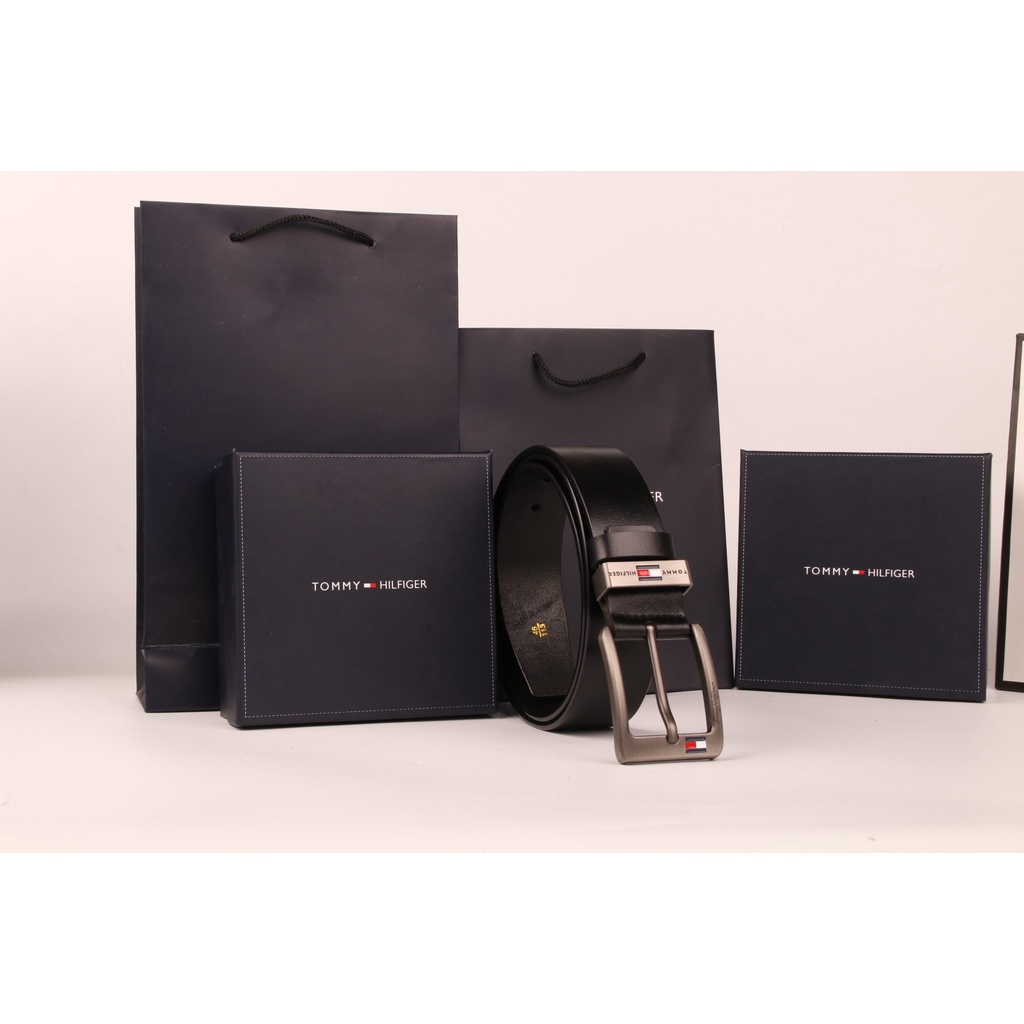 Tommy hilfiger thắt lưng mỏng dây đeo thắt lưng bằng da thật thời trang blogger xu hướng thắt lưng ghim khóa thắt lưng nam và nữ đồng quê