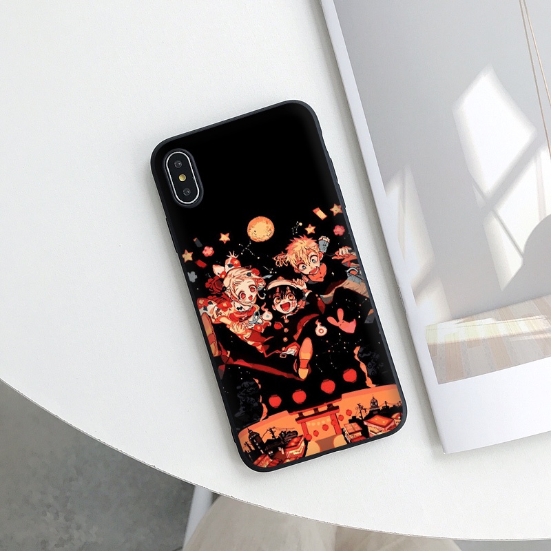 Ốp Điện Thoại Mềm Hình Hanako-kun WV3 FH274 Cho iphone X XS XR 14 Pro Max Plus 12 13 Mini