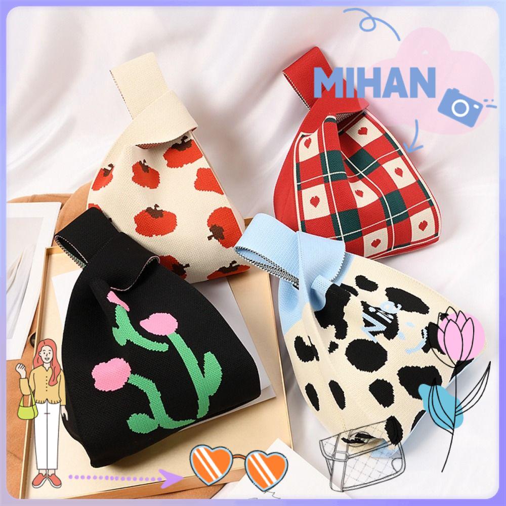 Túi Xách Đan Len Đeo Vai Có Thể Tái Sử Dụng MIHAN1