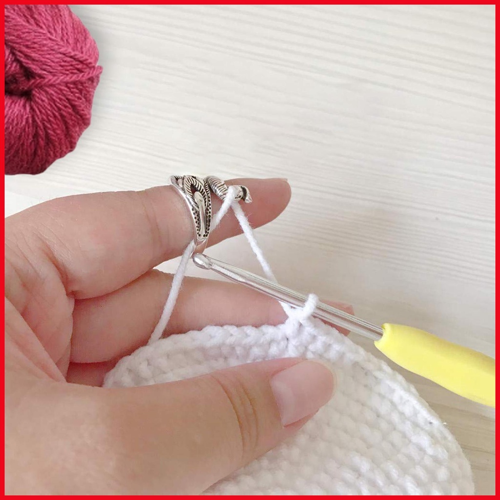 Nhẫn Kim Đan Len Thủ Công Nhanh Chóng iadvn Iidvn