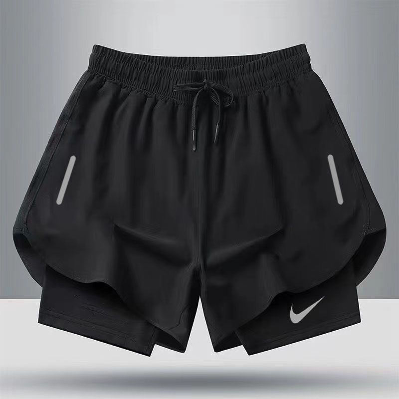 Quần ngắn đi xe đạp 2 Trong 1 Thoáng Khí Mau Khô Thời Trang Mùa Hè Cho Nam