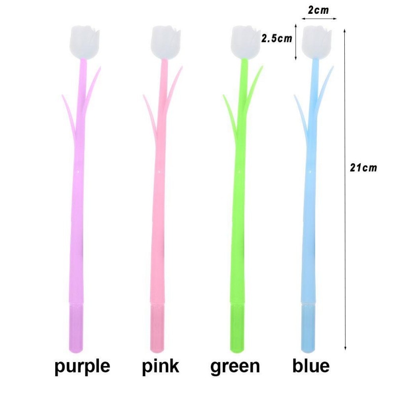 Bút Mực Gel Hình Bông Hoa Thay Đổi Màu Sắc Sáng Tạo