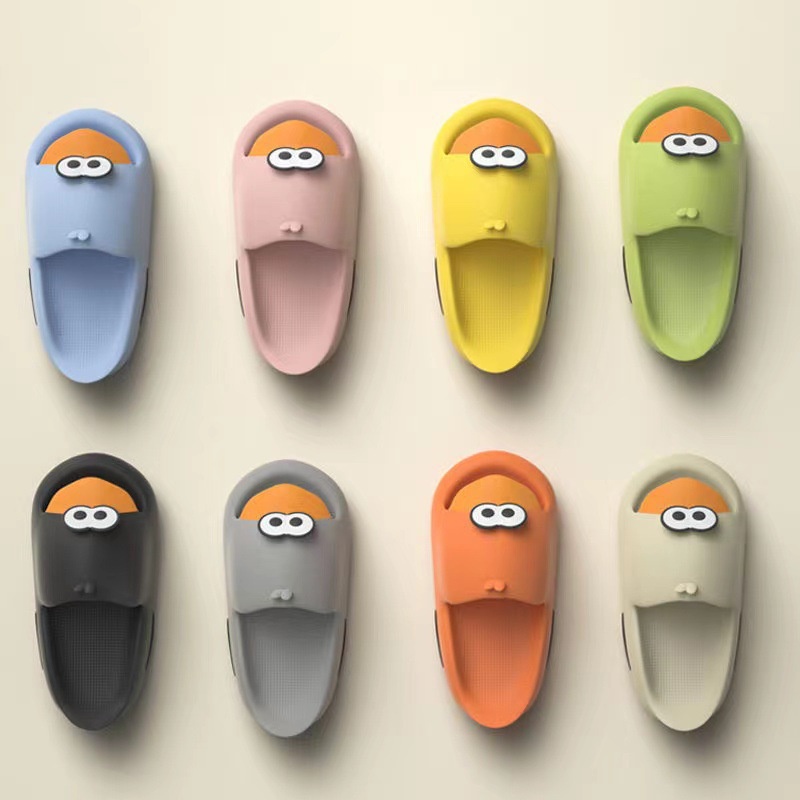 Dép Bánh Mì Đi Trong Nhà Tắm / Ngoài Trời Đế Mềm Chống Trượt Phong Cách Mới Dành Cho Cặp Đôi