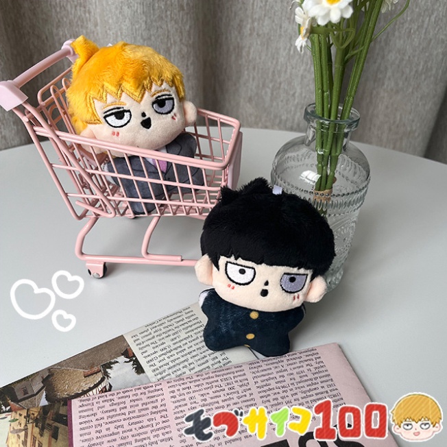 Thú Nhồi Bông Eula Mob Psycho 100 Kageyama Shigeo Reigen Arataka Trang Trí Móc Khóa