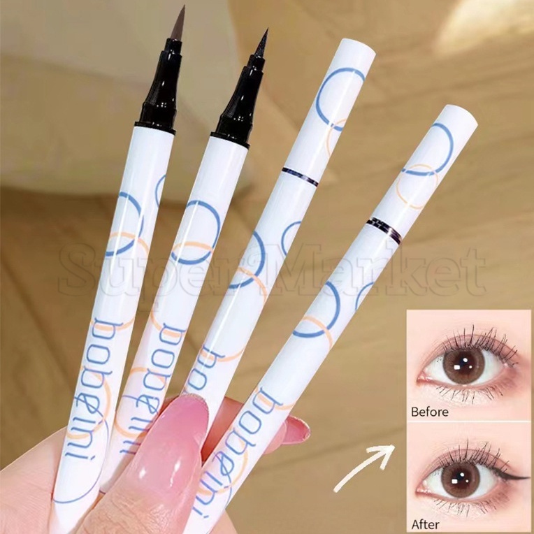 Bút Kẻ Mắt Dạng Lỏng Bobeini Siêu Mịn Chống Nước Lâu Trôi Mau Khô Màu Đen