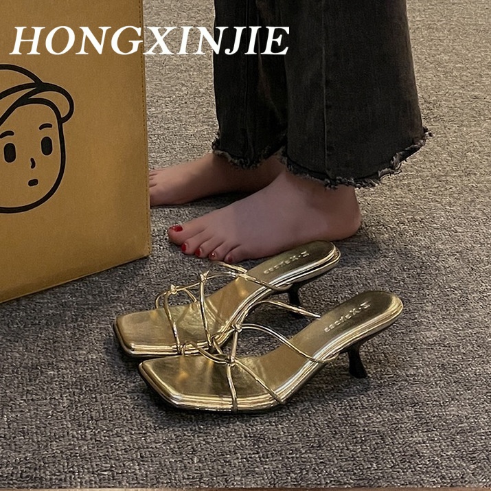 HONGXINJIEgiày nữ giày cao gót nữ Xu hướng thời trang 2023 HOTSALE Retro cao cấp 072411
