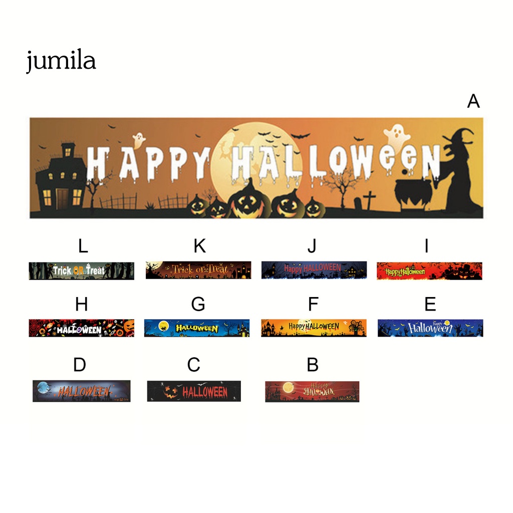 Dải Băng Rôn 12 Kiểu Tinh Tế Trang Trí Nhà Cửa Dịp Halloween