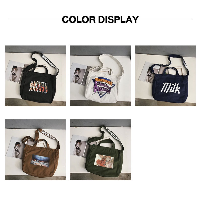 BOYASHI Túi Đeo Chéo Đa Năng Sức Chứa Lớn Bằng Vải Canvas Dành Cho Nam