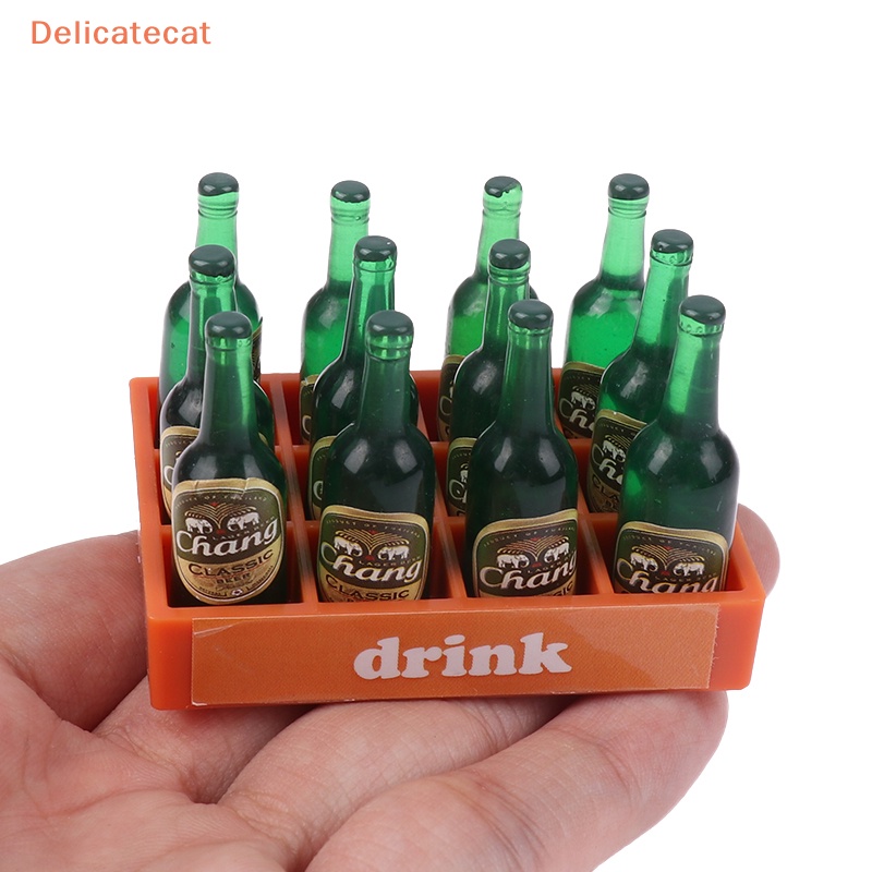 1 Bộ Mô Hình Chai Nước Ngọt / Lon Soda Mini Trang Trí Nhà Búp Bê