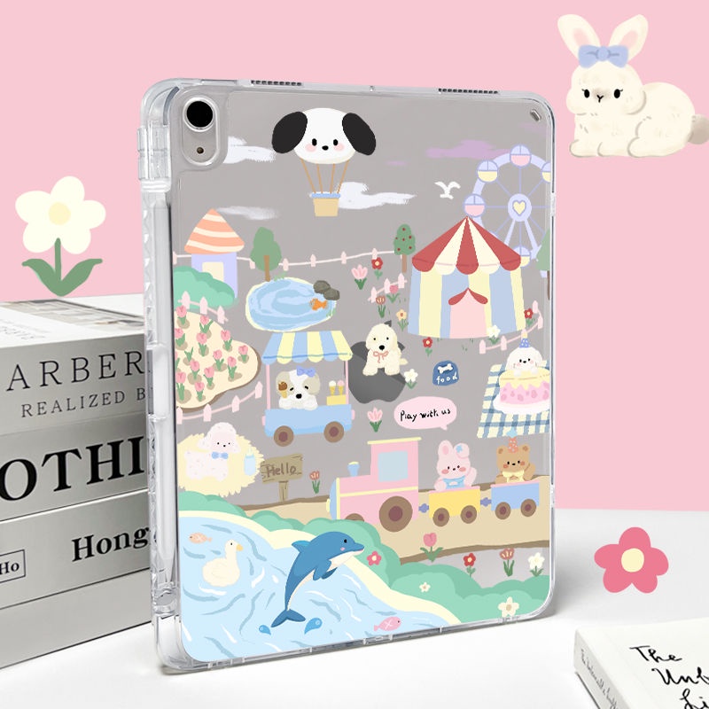 Ốp Máy Tính Bảng Tpu Gập Gọn Cho iPad Air 4 10.9 2021 Pro 11 Gen 10 2022 10.9 gen9 / 8 / 7 Gen 10.2 iPad gen5 / 6 / Air1 / 2 9.7 6 mini4 5 iPad