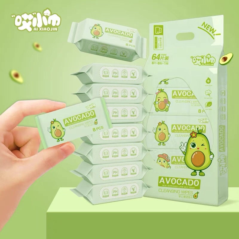 Khăn giấy ướt bỏ túi siêu mini, để đâu cũng vừa