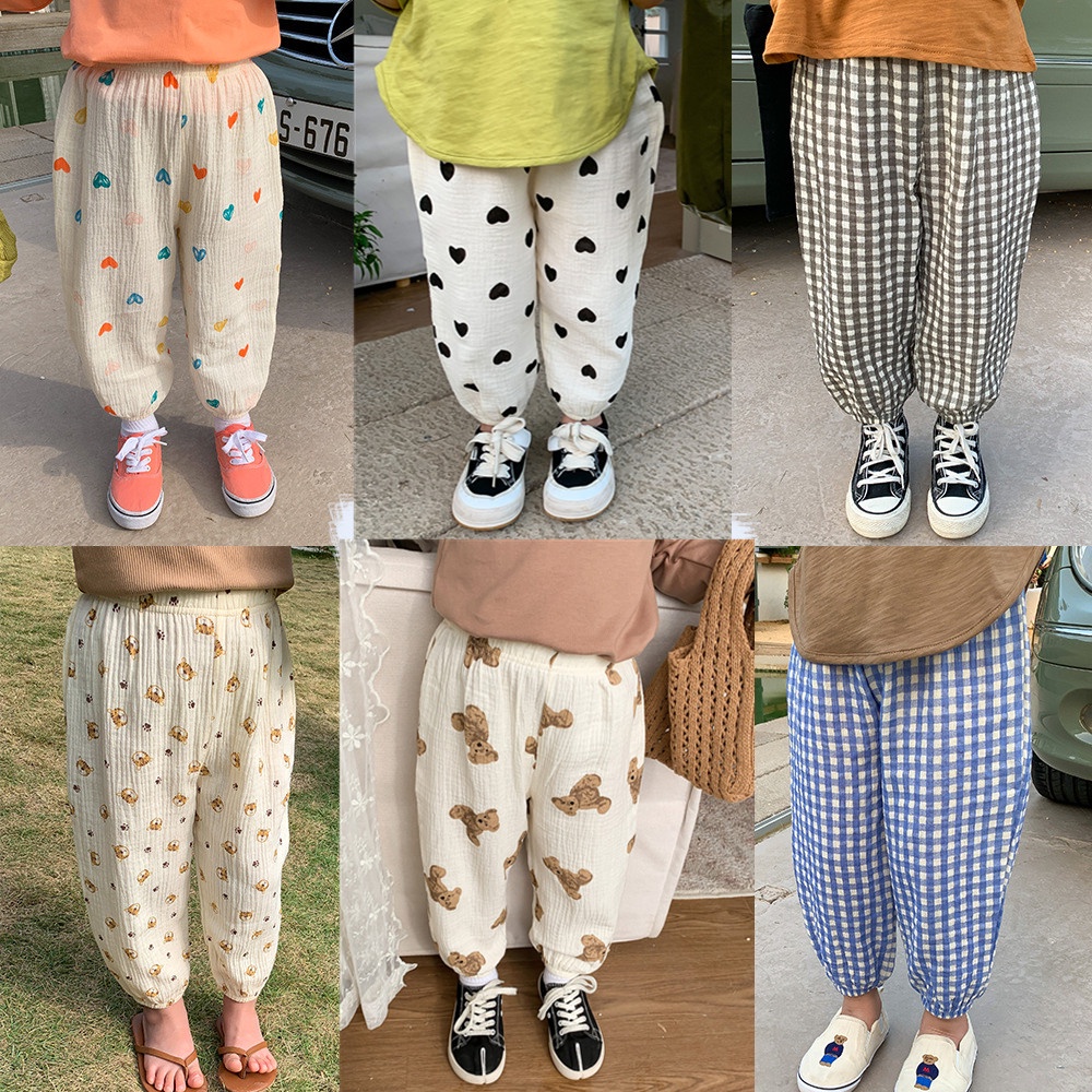 Quần Dài Chất Liệu Cotton Hữu Cơ Mềm Mại Thời Trang Xuân Hè Đáng Yêu Cho Bé Trai