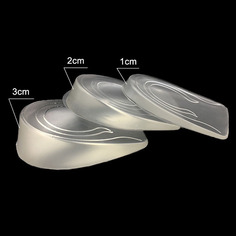 1 đôi nâng chiều cao nam nữ giày đế silicon chèn gót chân tăng cao hơn vn