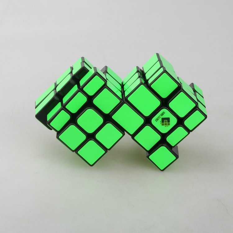 [CT Gương Khoảng Cách 3x3 Khối Lập Phương Không. 1 Miếng Dán Hình Khối Lập Phương Màu Xanh Lá Dạ Quang Màu Xanh Lá Cây Đen