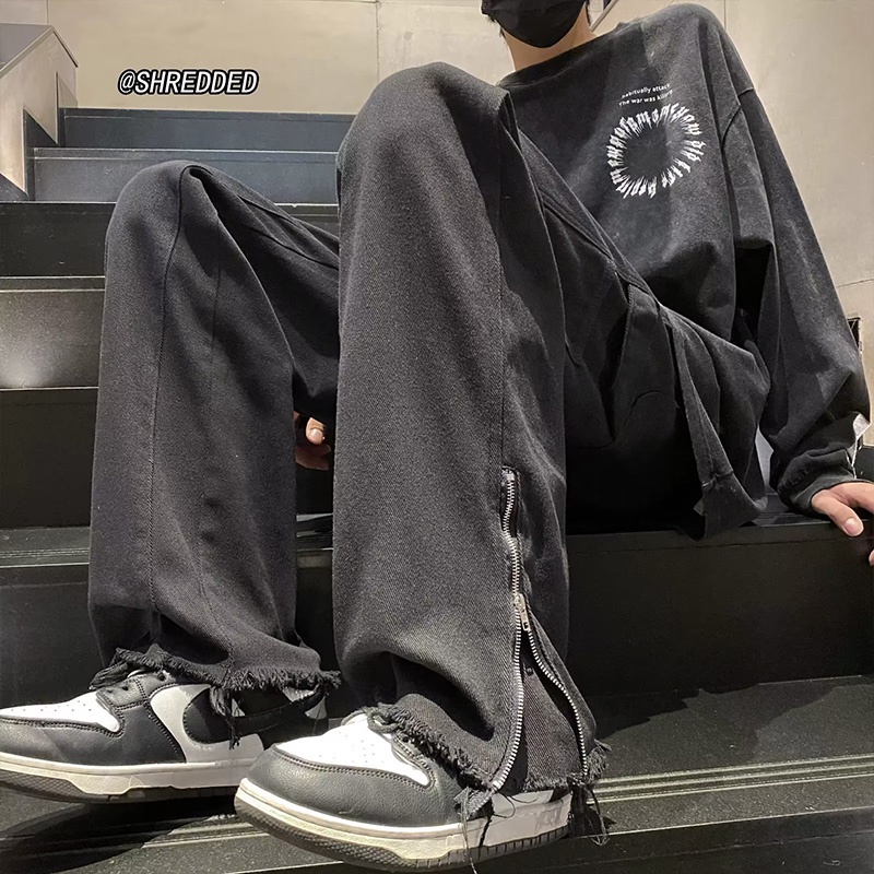 Quần jeans Dài Ống Loe Thời Trang Dành Cho Nam