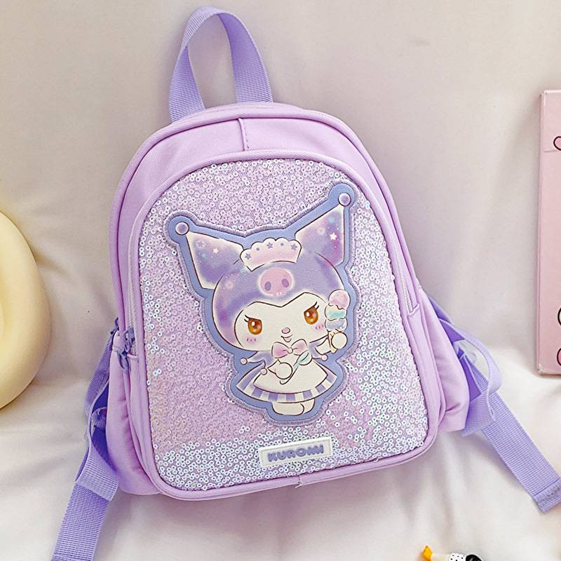 Ba Lô Đeo Vai Đa Năng Sức Chứa Lớn In Hình Gany Sanrio Kuromi Cinnamon Hello Kitty Cho Học Sinh