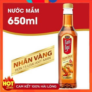 Nước Mắm Nam Ngư Nhãn Vàng 650ml ( DATE GIAO LUÔN MỚI)