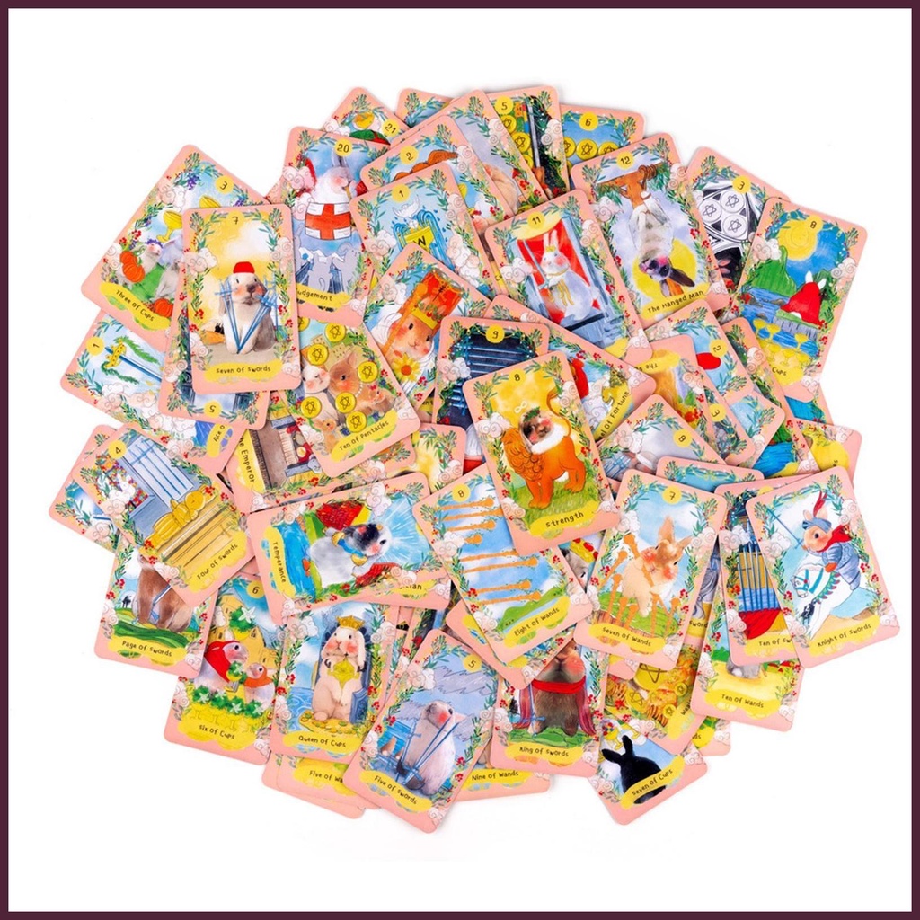 Bộ Bài Tarot Oracle Hình Thỏ Độc Đáo