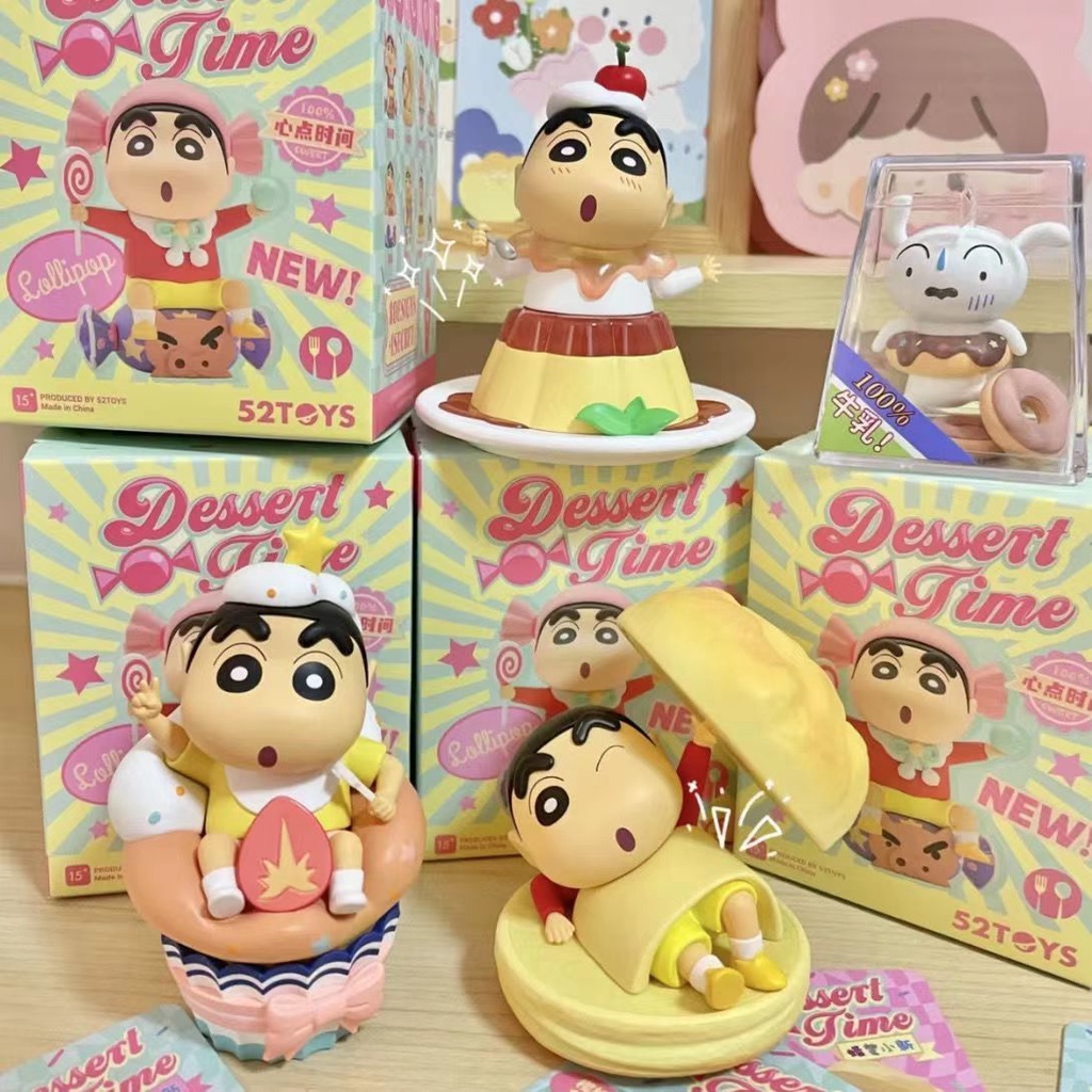 Bộ Hộp Quà Tặng Đồ Chơi Trí Tưởng Tượng Hình Cậu Bé Bút Chì shin-chan Bí Ẩn Thời Thượng