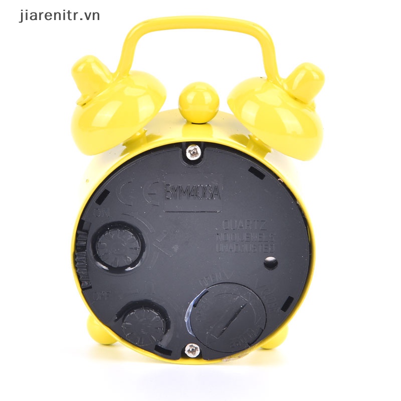 Đồng Hồ Báo Thức Kỹ Thuật Số Mini Hình Tròn