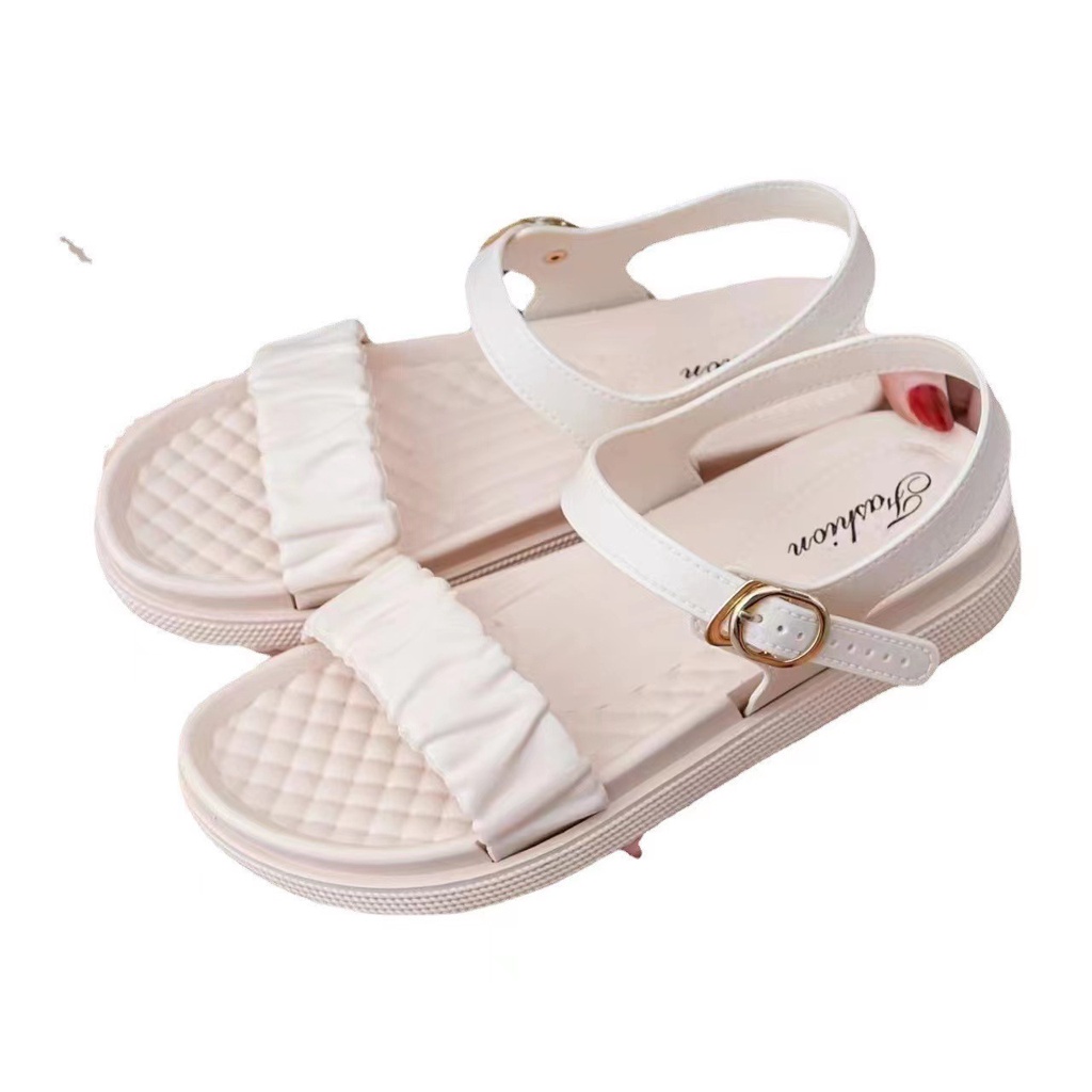 Dép Sandal Đế Phẳng Dày Dặn Thoải Mái Phong Cách Thời Trang Mùa Hè Mới Dành Cho Nữ lzf0802