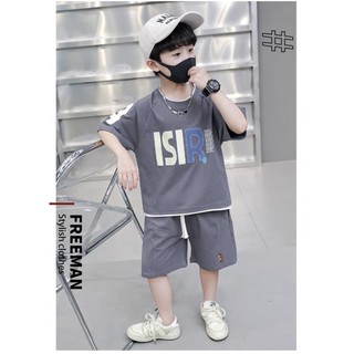 Bộ thun bé trai cotton Iris LD2365