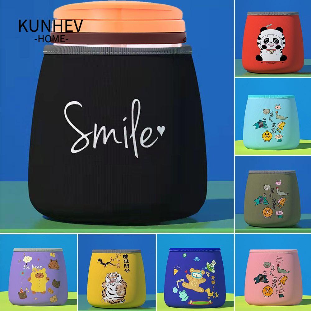 Túi đựng cốc nước KUNHEV thiết kế bụng lớn hình hoạt hình di động