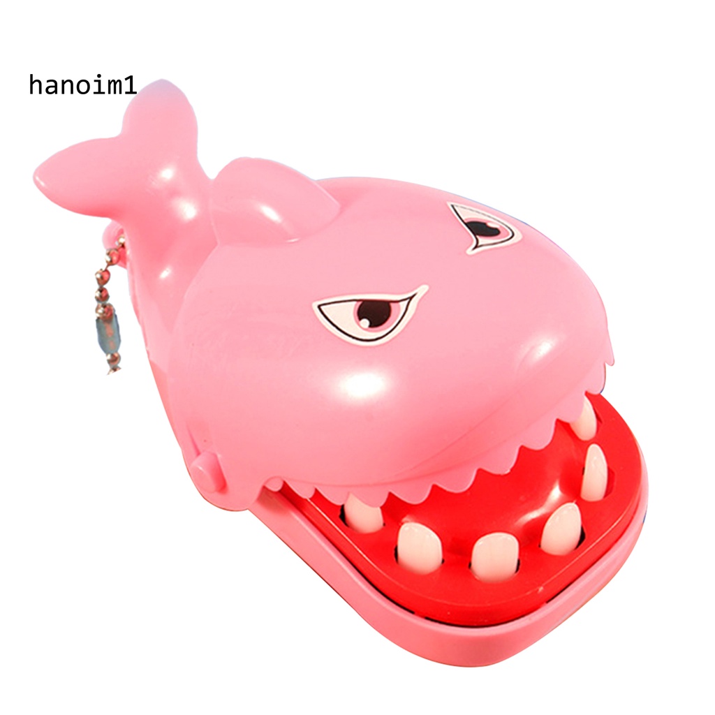 Ys2 cắn ngón tay móc khóa tương tác vui nhộn mini sáng tạo giảm áp abs phim hoạt hình cá mập cắn tay đồ chơi quà tặng sinh nhật