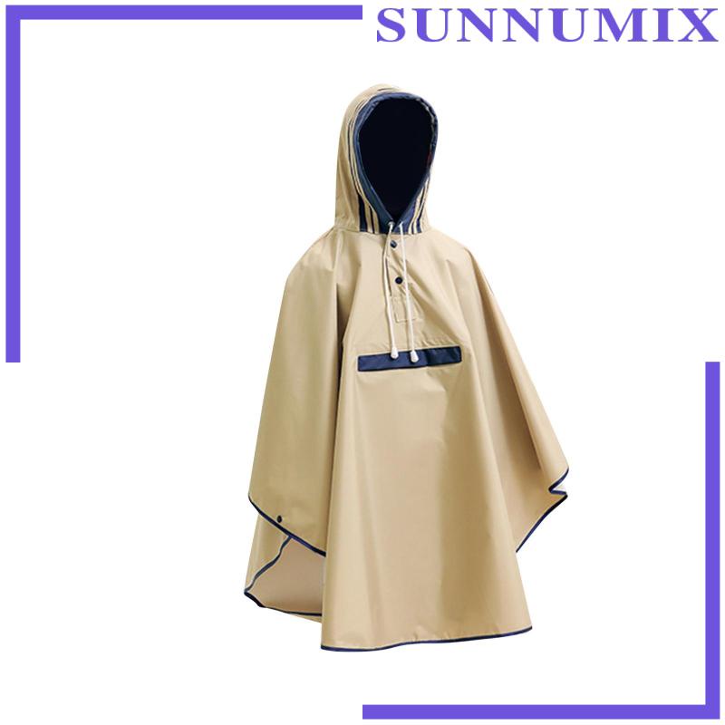 Áo Mưa poncho Có Mũ Trùm Chống Nước Có Thể Tái Sử Dụng Cho Nam Nữ