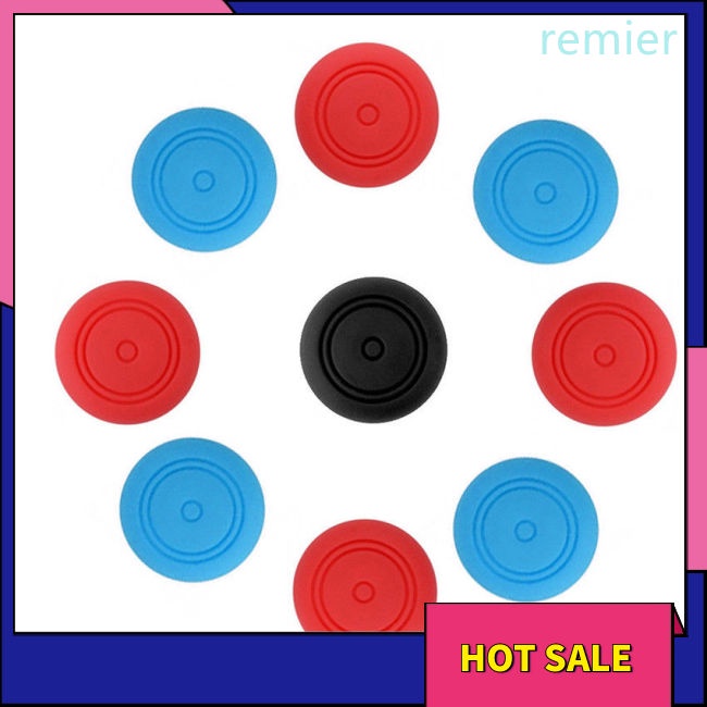 Re 6 chiếc silicone thumbstick thumb stick grip caps cover cho nintendo switch joy-con controller