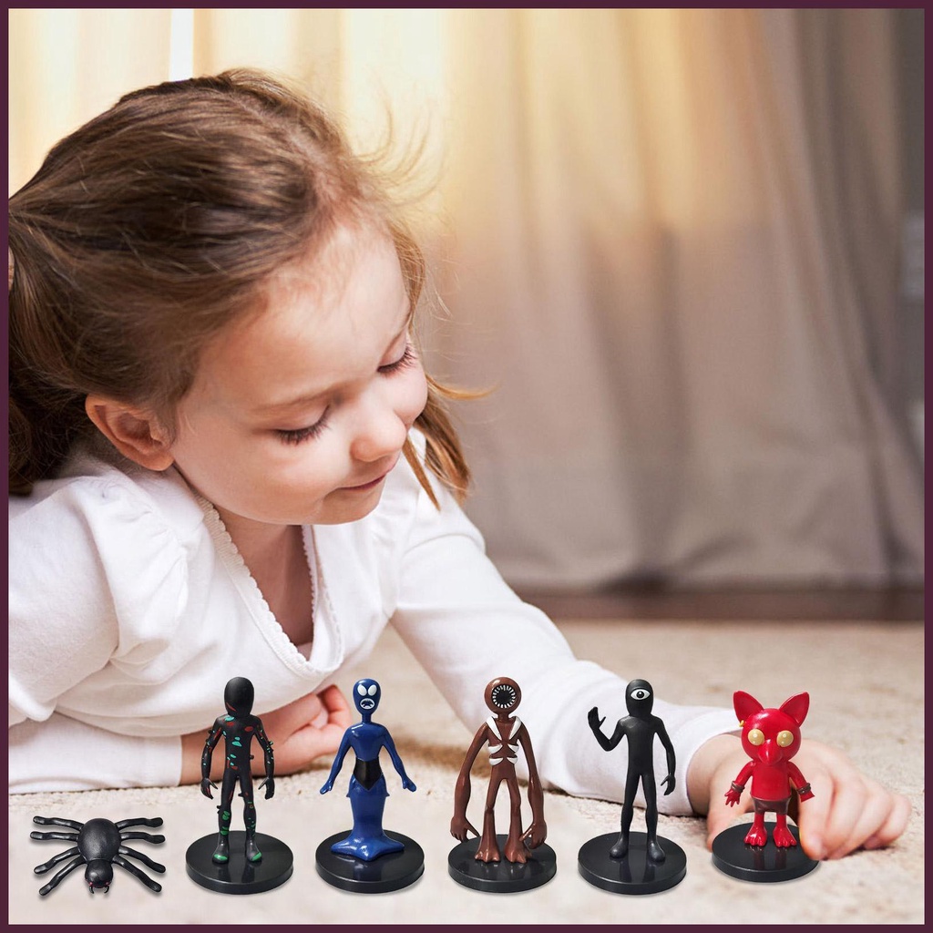 Doors roblox figurine 9 cái / bộ thoát khỏi cửa búp bê động vật nhồi bông roblox trò chơi cửa mô hình búp bê quà tặng bánh gelaidvn