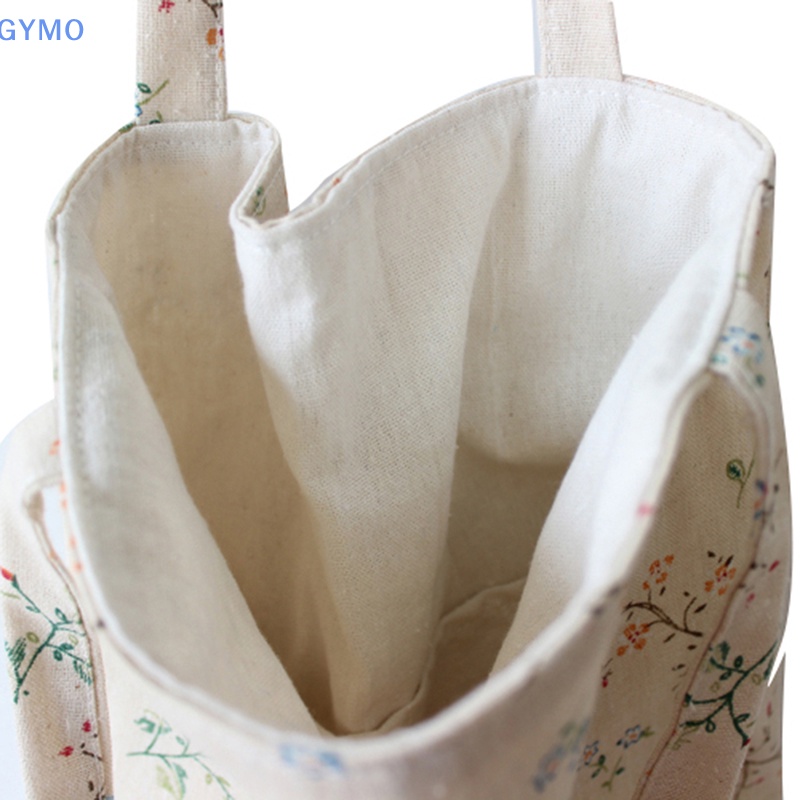 Phụ nữ vintage cotton linen shoulder bag mua sắm bãi biển du lịch tote túi xách hdy