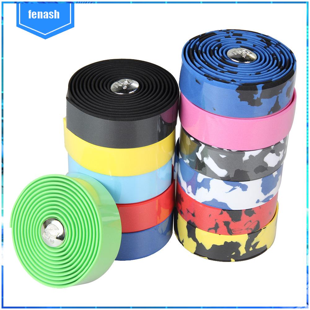 Fixed gear 2pcs road xe đạp tay lái băng tay cầm thanh tay cầm băng có đầu cắm cuối