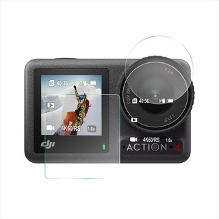 Bảo vệ màn hình bằng kính cường lực cho dji action 4 phim bảo vệ ống kính cho dji osmo action 4 phụ kiện máy ảnh