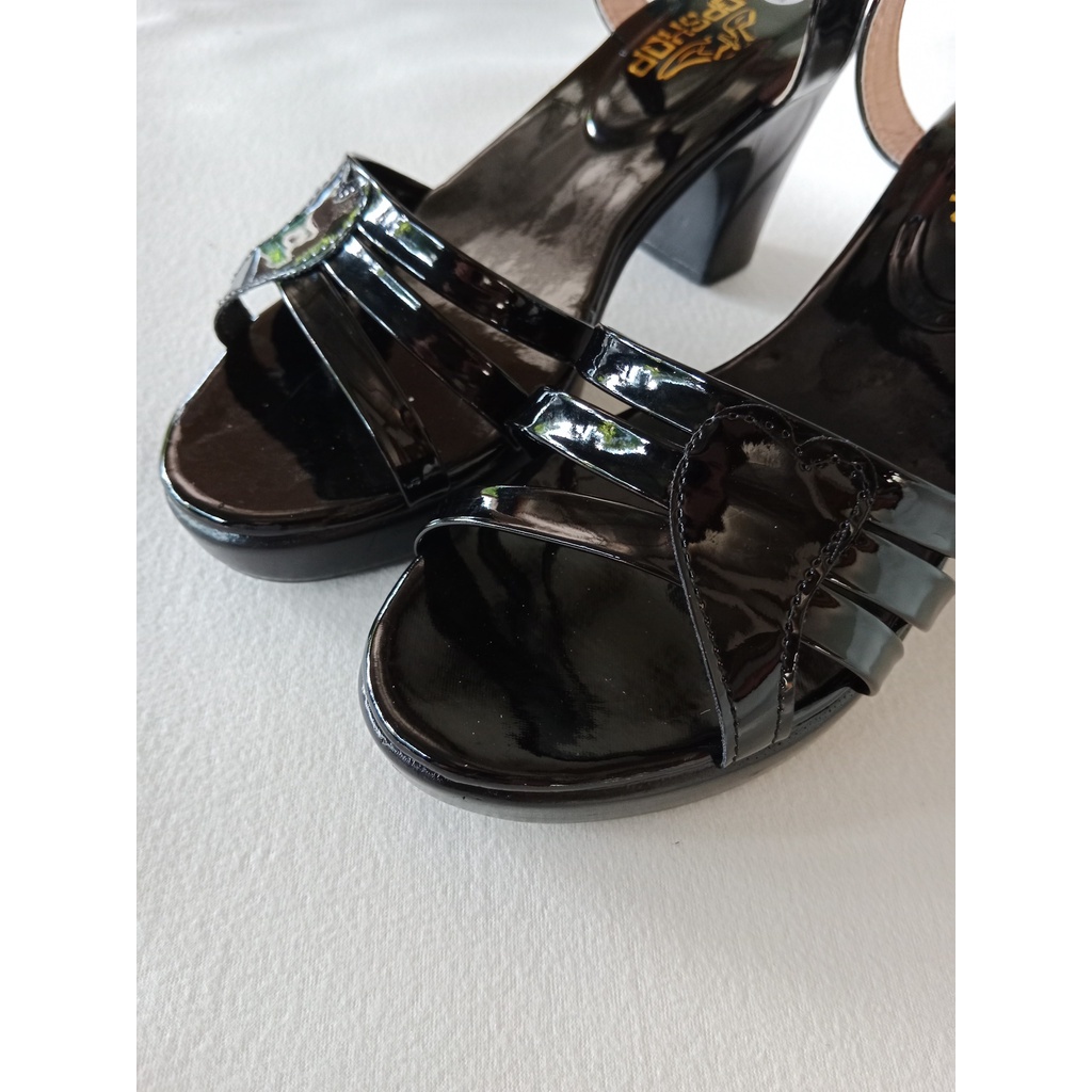 Dép Nữ cao gót ĐẸP mẫu tim gót vuông 7 phân chắc chắn, Thời Trang hè KH-04 Trẻ Trung