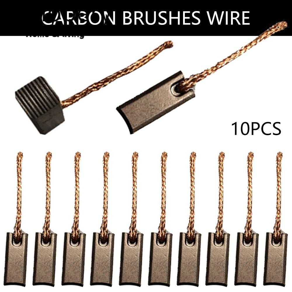 Conopery 10 cái chổi than dây động cơ điện j432a 8 ... 8 ... 19mm chất lượng cao