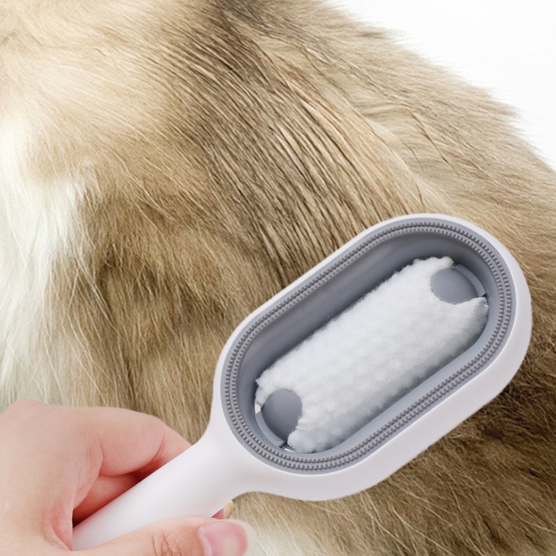 Lược cho chó mèo khăn bông mềm / bàn chải massage nâng cấp / lược tẩy lông khăn lau sạch / bàn chải thú cưng đa chức năng / đồ dùng làm sạch chải lông