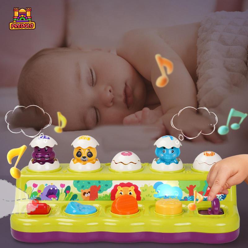 Predolo búa đồ chơi đếm phản xạ ẩn và tìm kiếm đào tạo quà tặng sinh nhật cho trẻ em