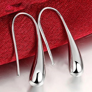 Hwetr 925 bông tai bạc trang sức thời trang giọt nước / giọt nước / bông tai dangle dangle mới