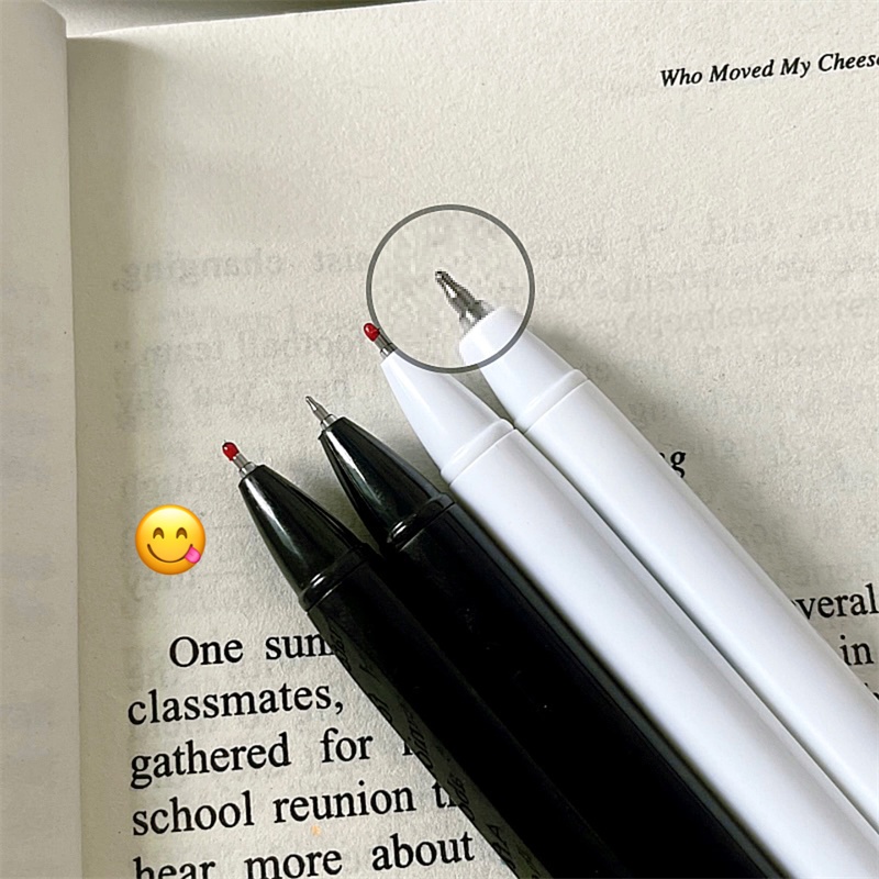 Ins style ink pen sinh viên pacha dog rollerball pen 0.5mm press pen văn phòng phẩm sinh viên