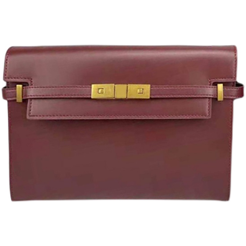 Túi 2023 túi phong cách mới hợp thời trang woods manhattan túi nữ da thật all-match kelly túi one-shoulder messenger underar