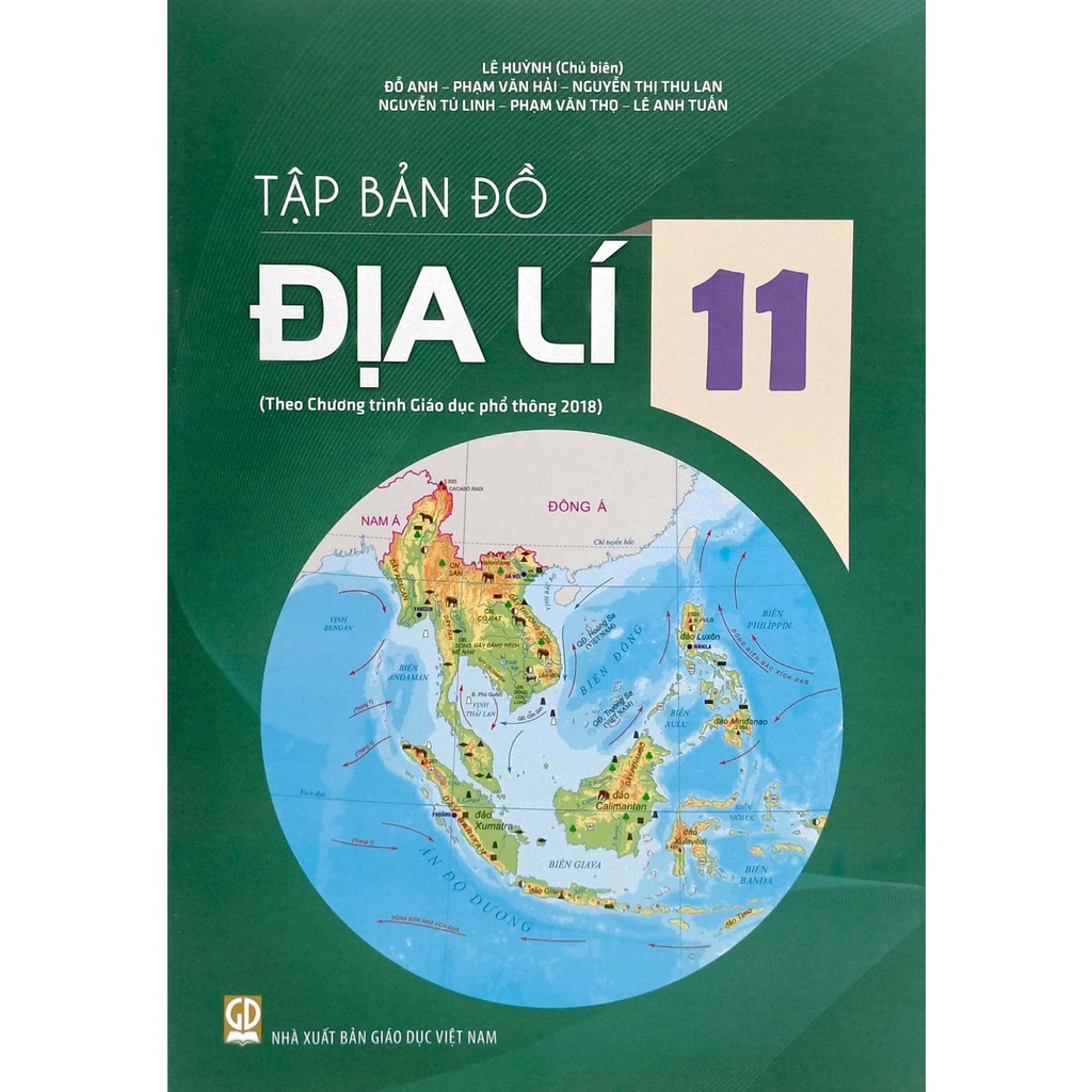 Sách Tập Bản Đồ Địa Lí 11