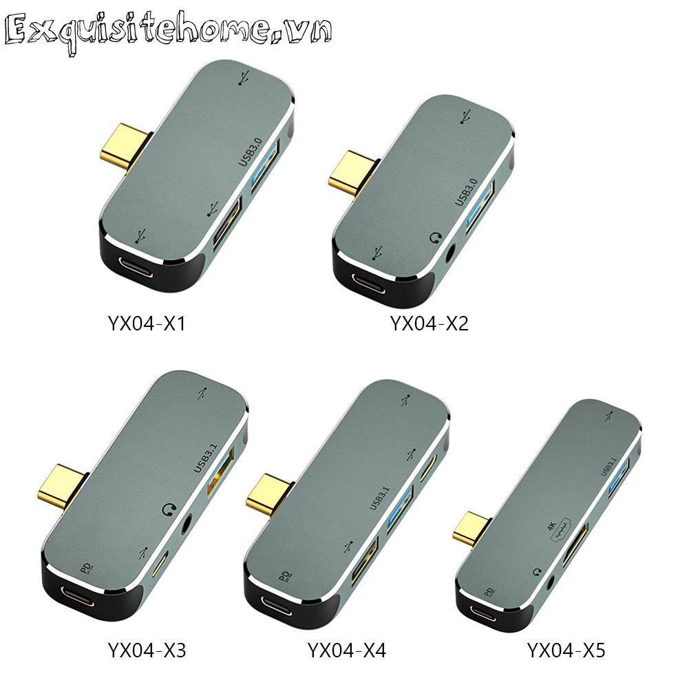 Type-c hub đến 3.55mm pd100w usb3.0 / usb2.0 / usb3.1 hdmi-tương thích extender