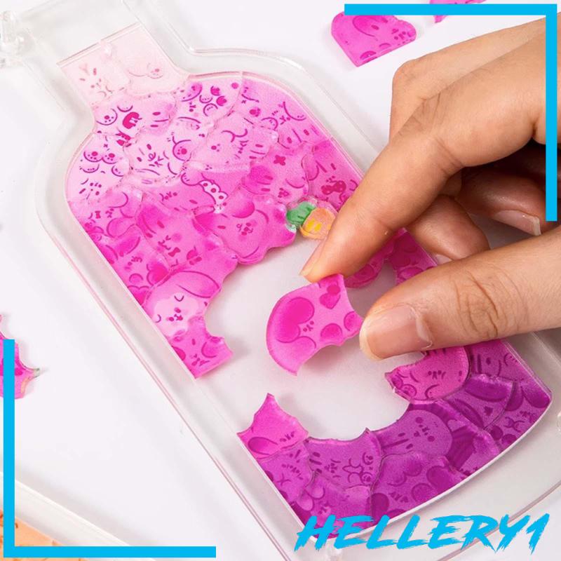 Đồ chơi xếp hình động vật câu đố chai acrylic món quà sáng tạo trang trí nội thất đồ chơi ghép hình, đồ chơi giáo dục cho