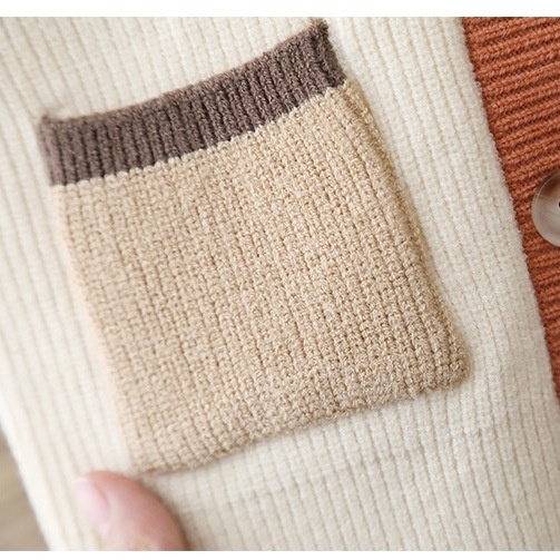 Bé trai áo len vest cardigan thời trang trẻ em áo ghi lê mùa xuân mặc ngoài cho bé 2023 phong cách mới trẻ em áo vest dệt kim